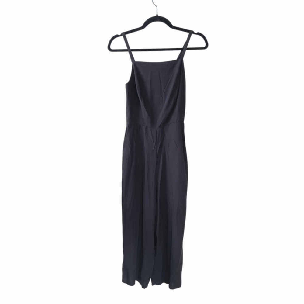 Old Navy Sleeveless Wide Leg Cropped Jumpsuit Black XS